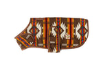 Brown Southwest Blanket Dog Coat flat
