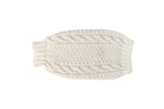 Natural Cable Wool Dog Sweater