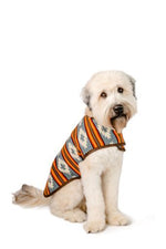 Denim Sunset Blanket Coat by Chilly Dog Lg front
